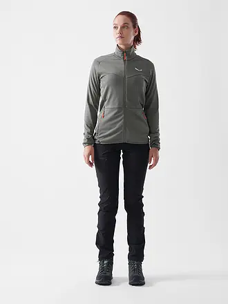 SALEWA | Damen Fleecejacke Puez Cammino Polarlite | olive